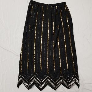 Tildon sequin skirt